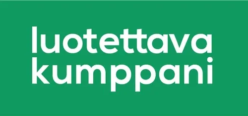 Luotettava kumppani logo