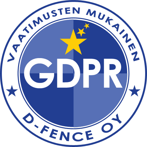 GDPR -vaatimusten mukainen